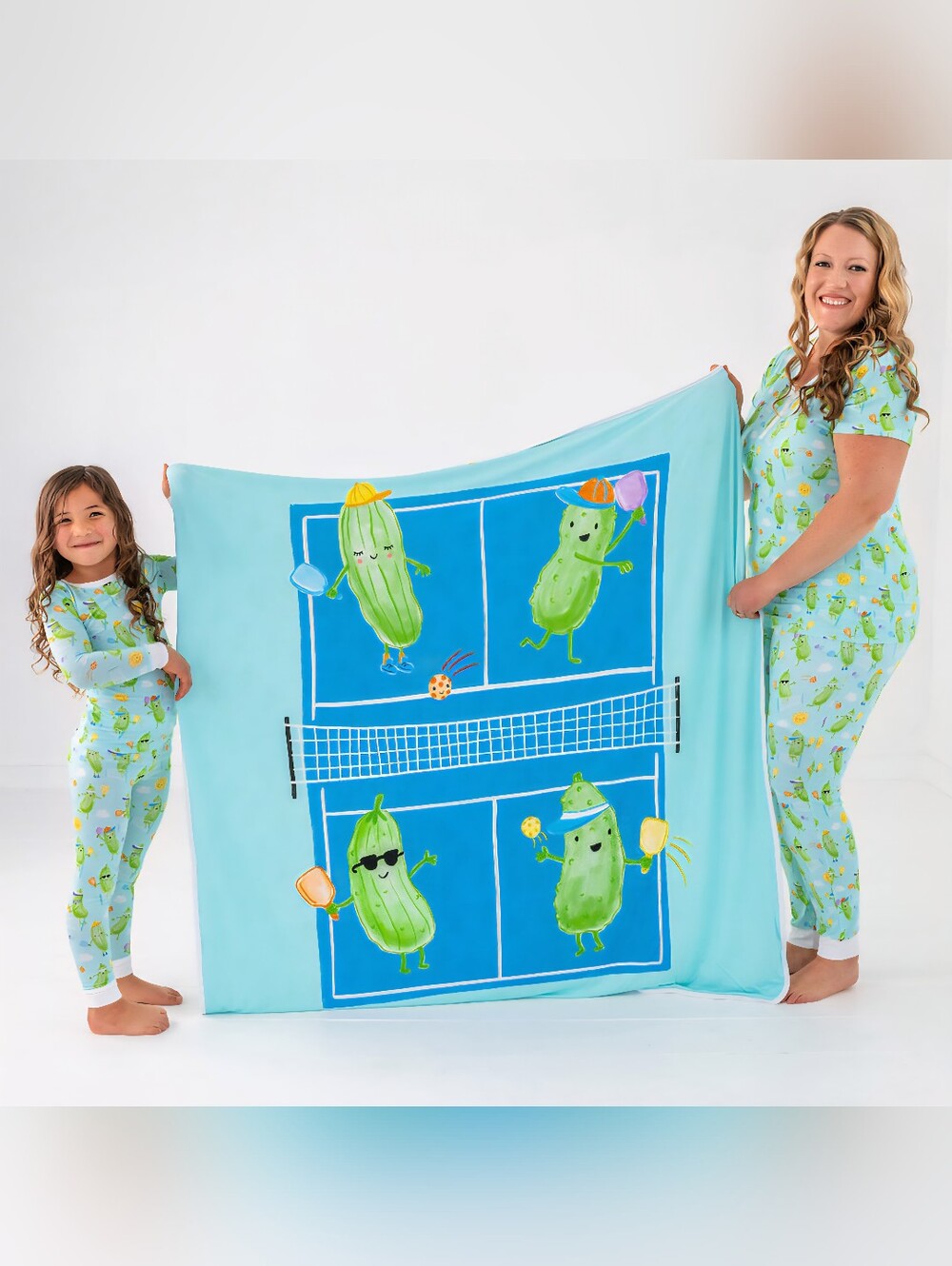 NIB Little Sleepies Limited Edition Pickle Power Large Cloud Blanket- Bamboo HTF